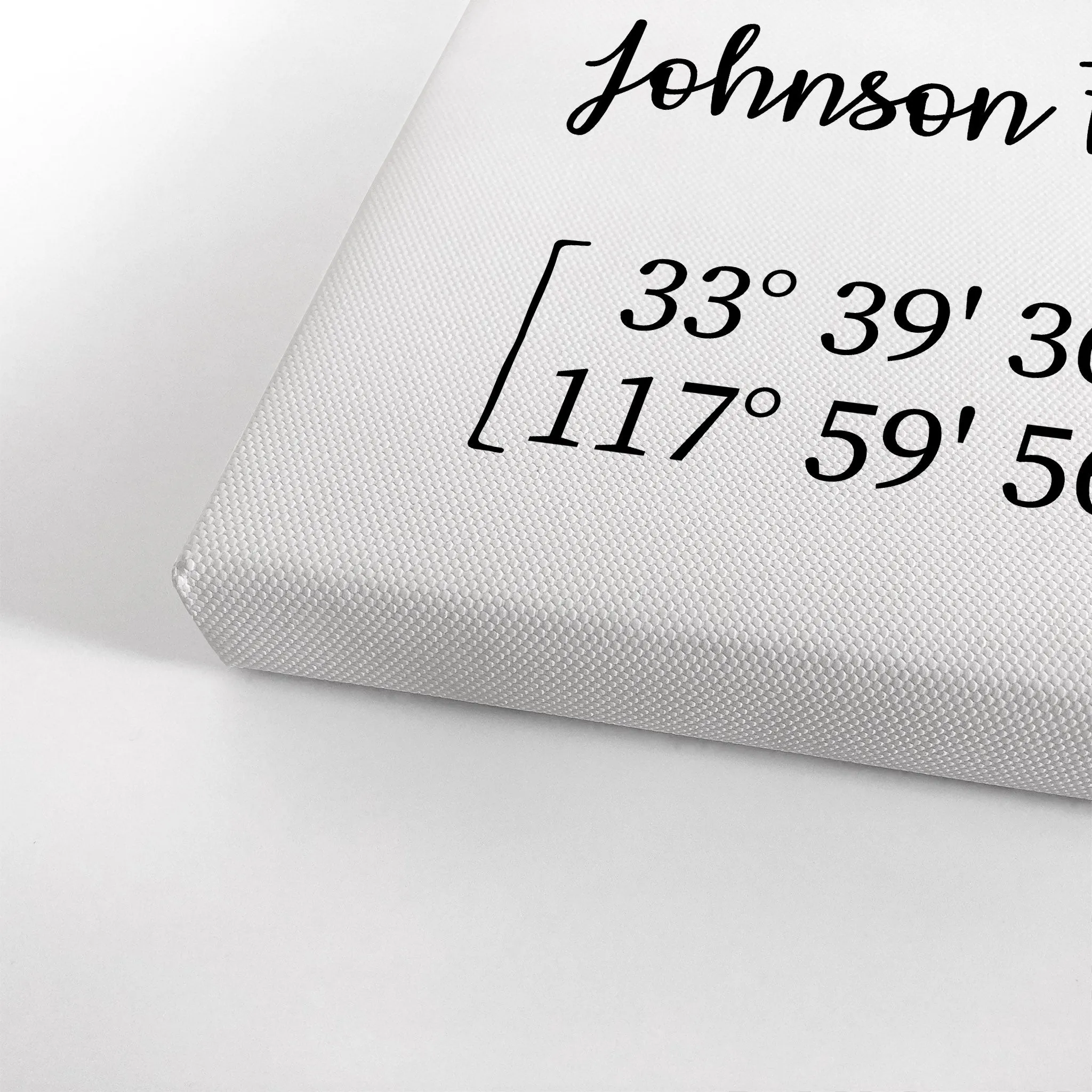 Personalized Gift Wall Art with Family Name and Coordinates Home Sweet Home Design