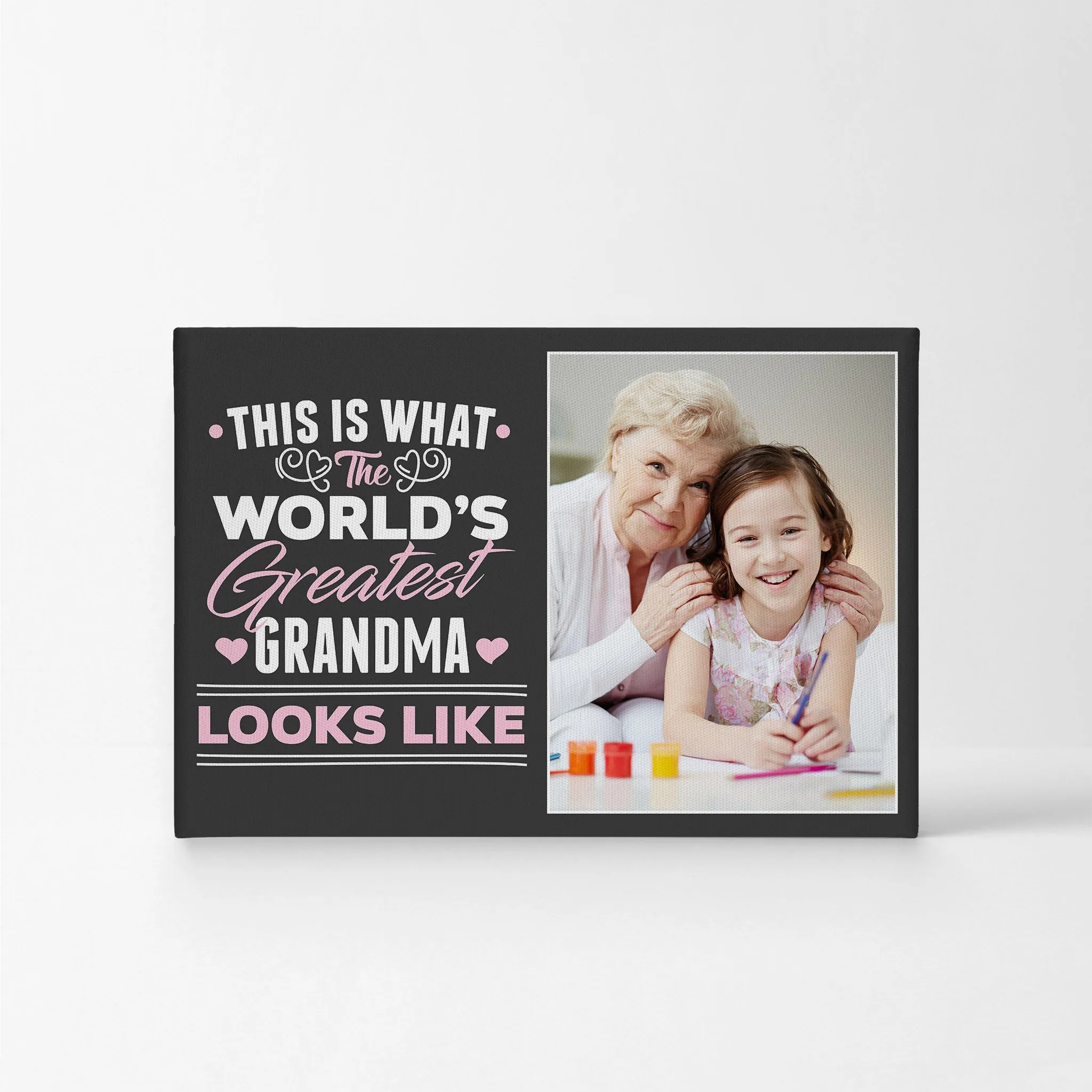 Personalized Mother Gift Wall Art Custom Photo This is What the World's Greatest Grandma Looks Like