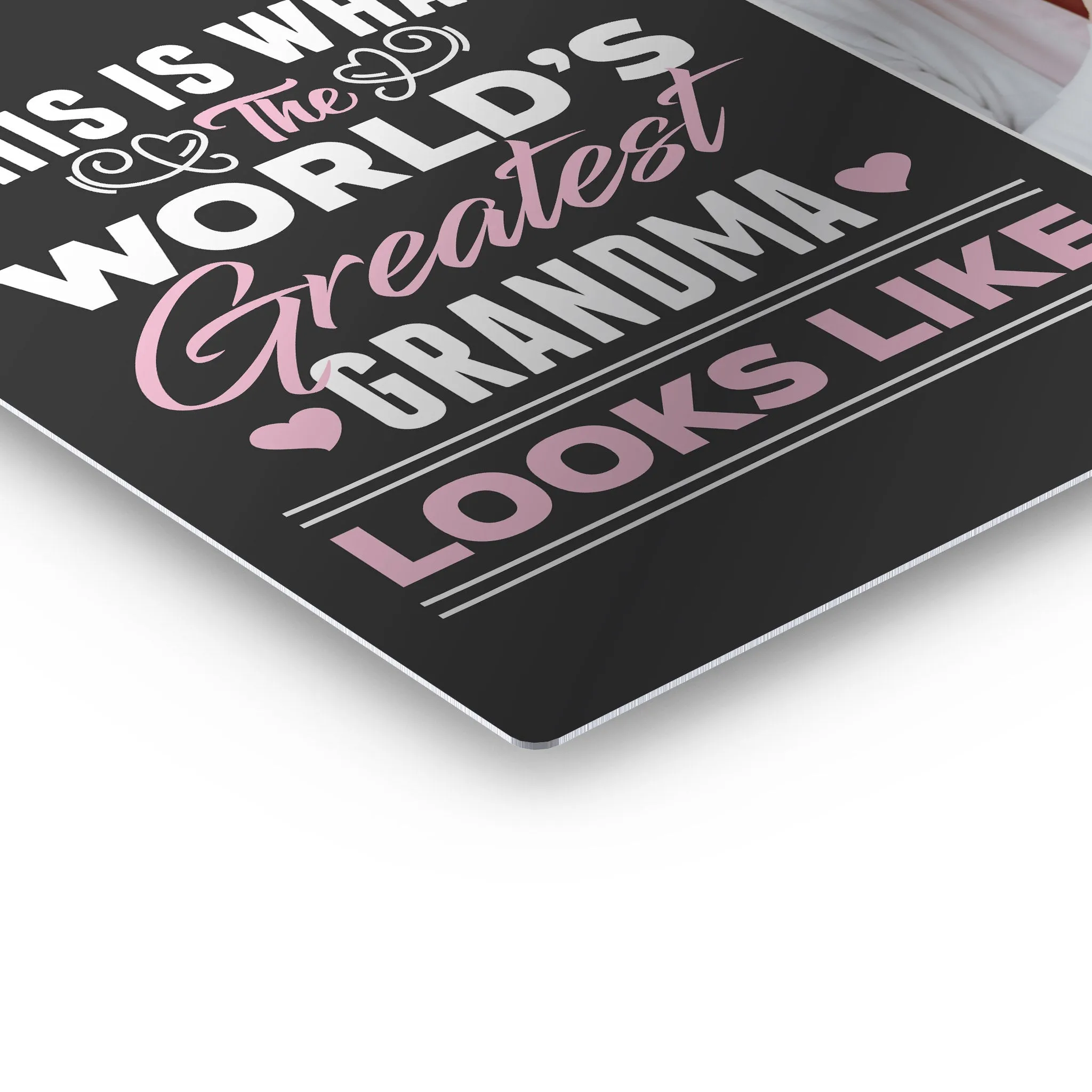 Personalized Mother Gift Wall Art Custom Photo This is What the World's Greatest Grandma Looks Like