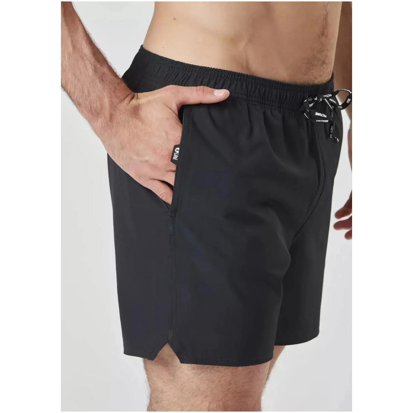 Picture PIAU Solid Boardshorts Black