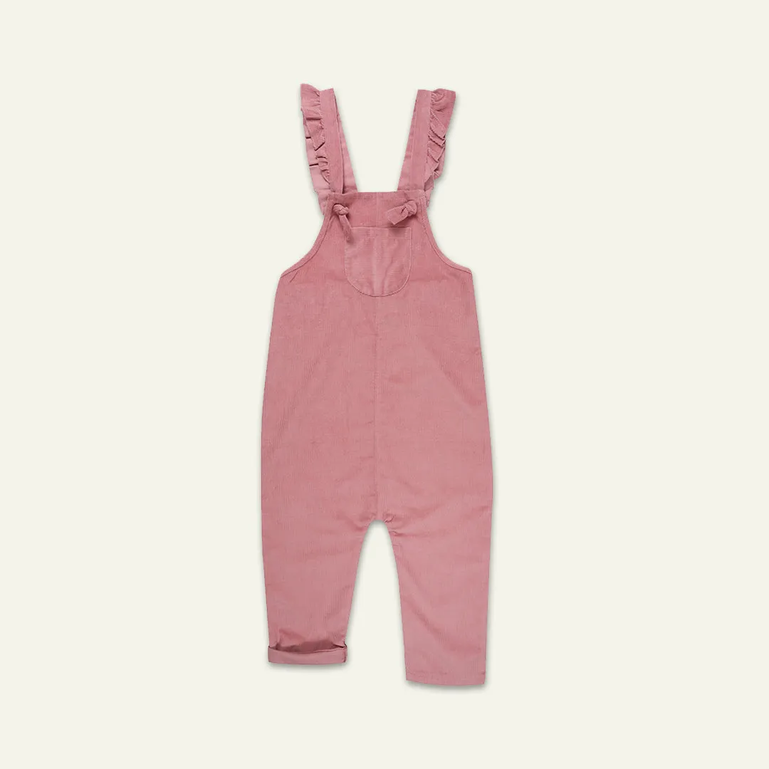 Pink Plain Dungarees