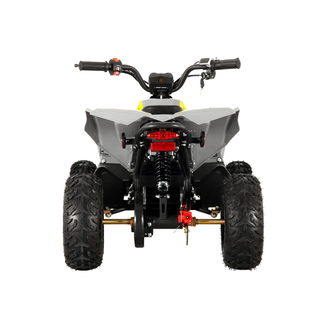 Pioneer 1200W Kids ATV 4 Wheeler with 14" Tires - Yellow