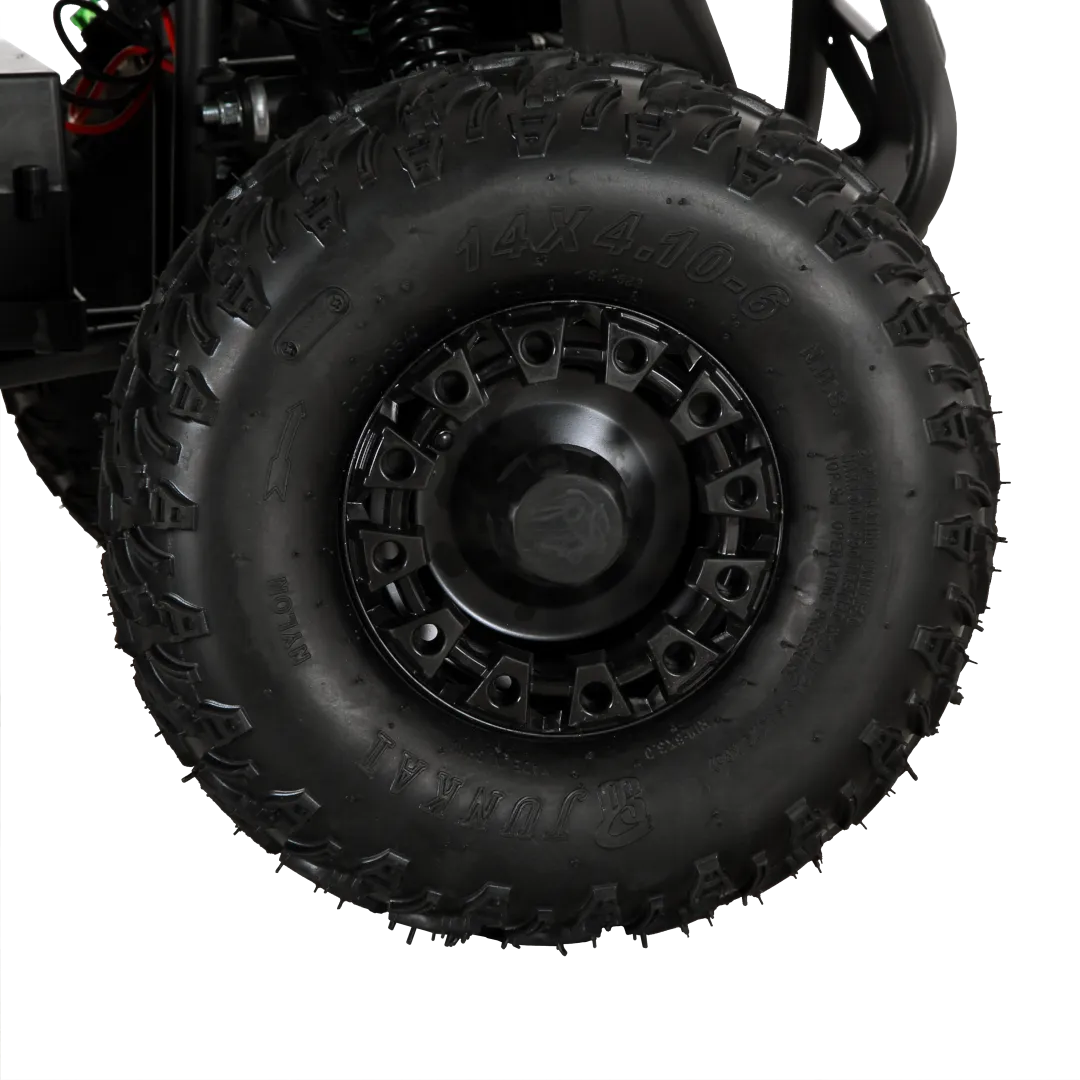 Pioneer 1200W Kids ATV 4 Wheeler with 14" Tires - Yellow