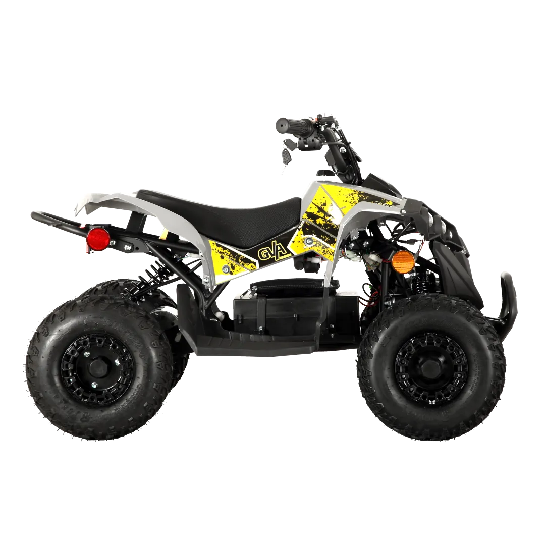 Pioneer 1200W Kids ATV 4 Wheeler with 14" Tires - Yellow