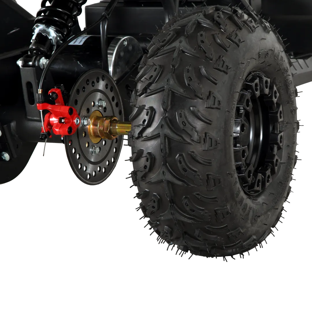 Pioneer 1200W Kids ATV 4 Wheeler with 14" Tires - Yellow