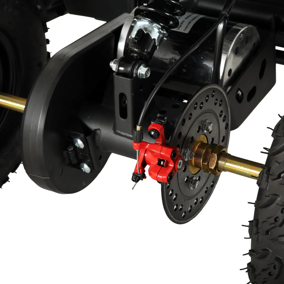 Pioneer 1200W Kids ATV 4 Wheeler with 14" Tires - Yellow