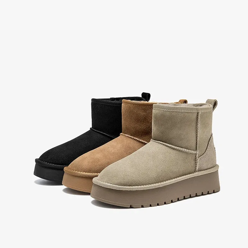 Plush Suede Booties