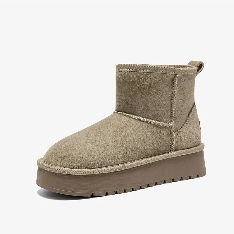 Plush Suede Booties