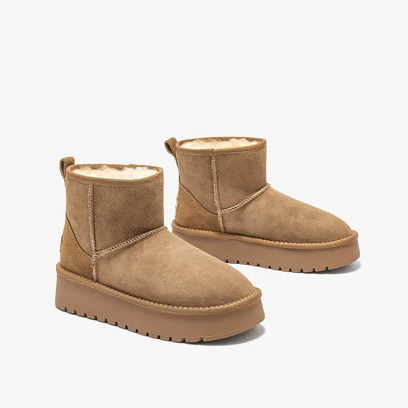 Plush Suede Booties