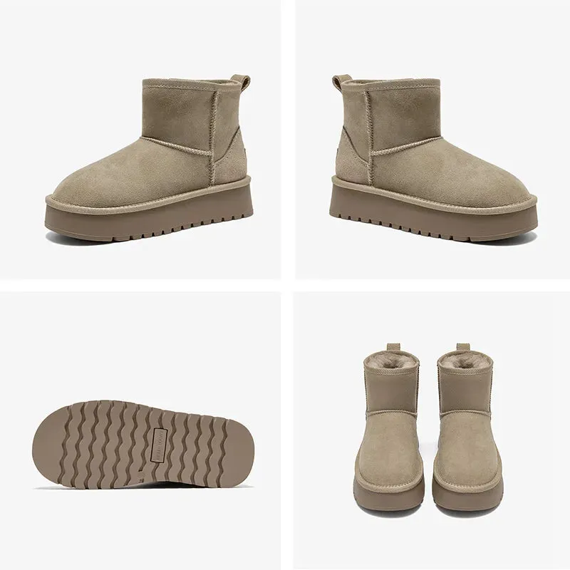 Plush Suede Booties
