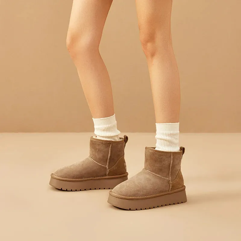Plush Suede Booties