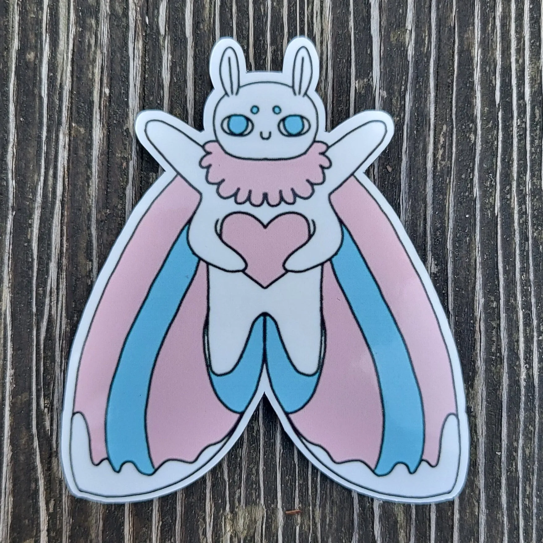 Pride Moth Stickers