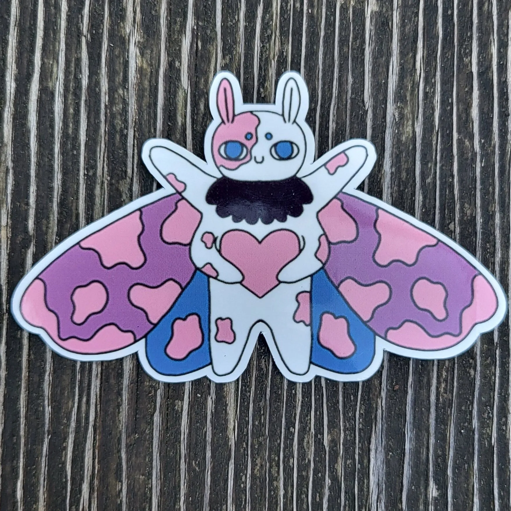Pride Moth Stickers