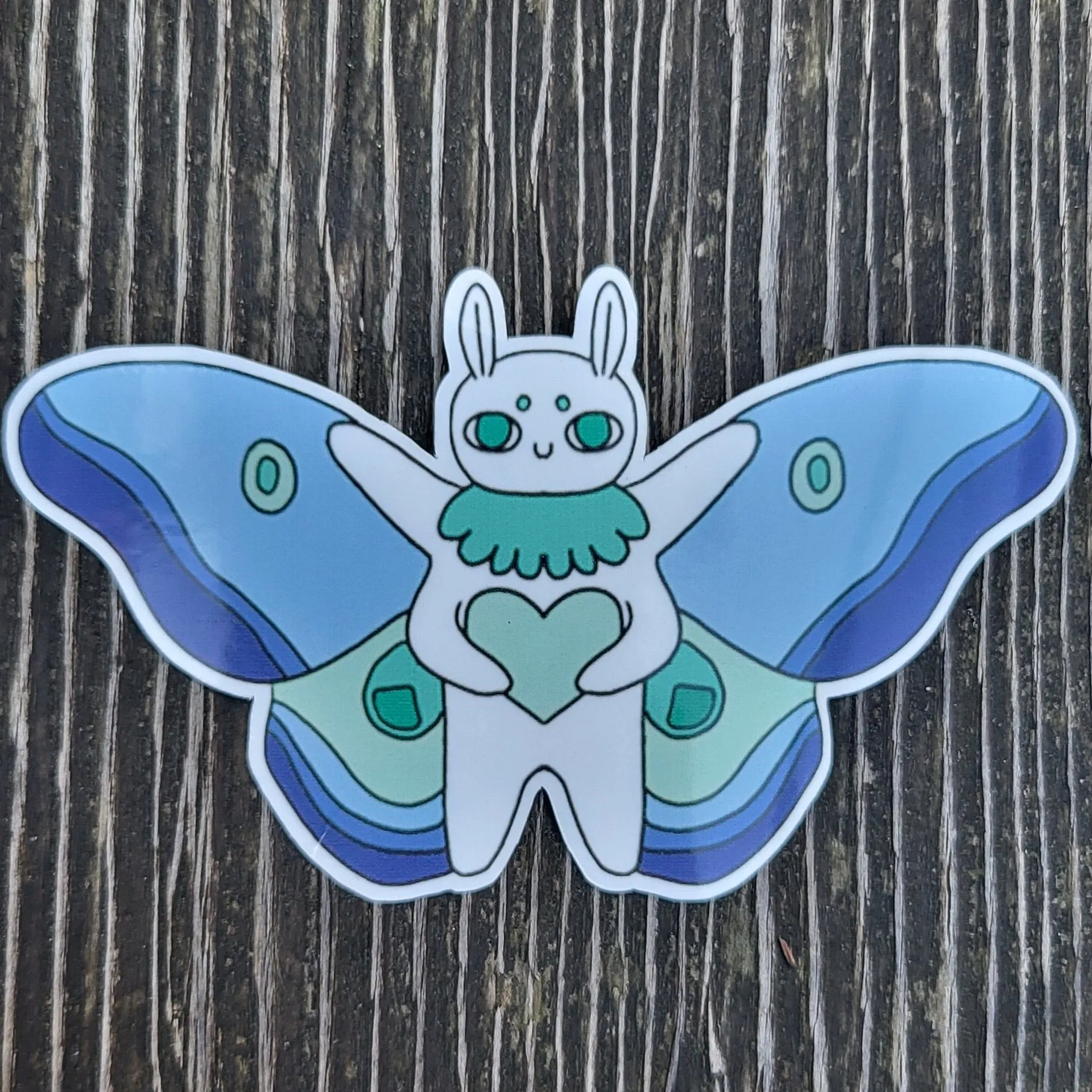 Pride Moth Stickers