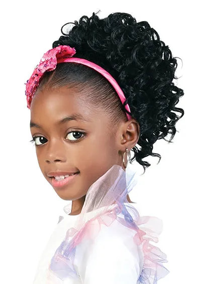 PRINCESS CURL 8" [Kid Ponytail | Drawstring | Synthetic Fiber]