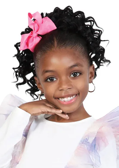 PRINCESS CURL 8" [Kid Ponytail | Drawstring | Synthetic Fiber]