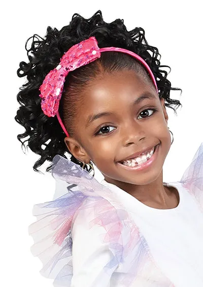 PRINCESS CURL 8" [Kid Ponytail | Drawstring | Synthetic Fiber]