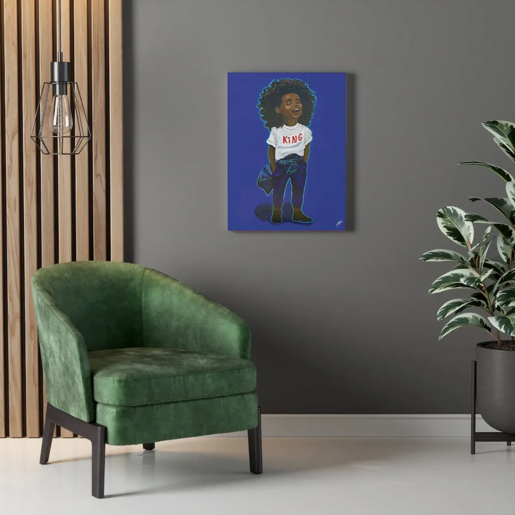 "King (Laughing at Them All)" Gallery Wrap Canvas