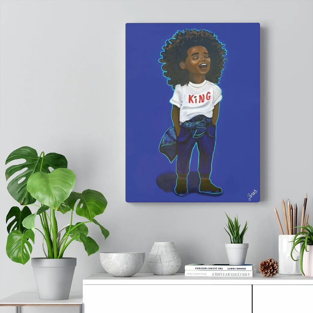 "King (Laughing at Them All)" Gallery Wrap Canvas