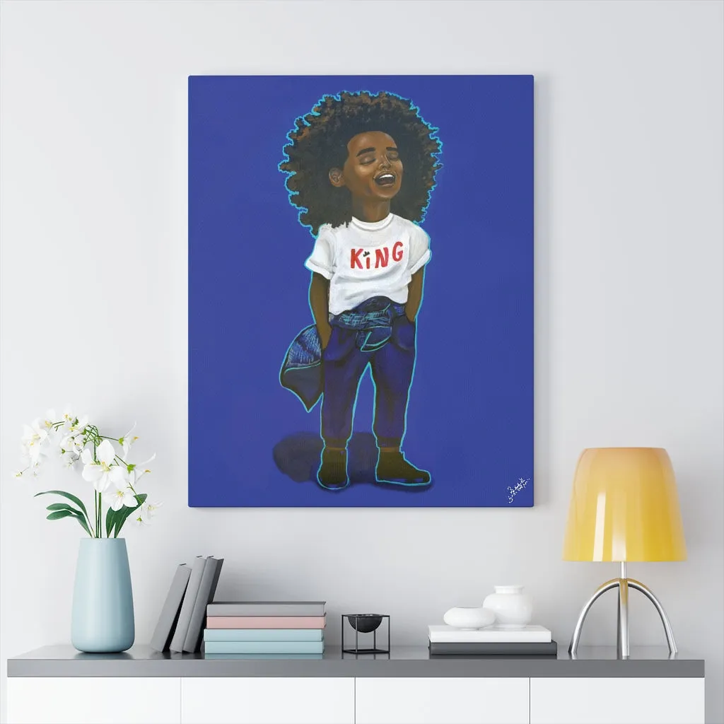 "King (Laughing at Them All)" Gallery Wrap Canvas