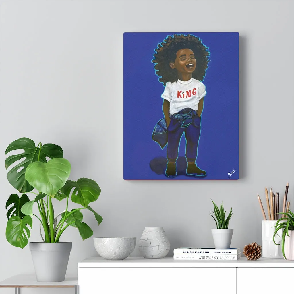 "King (Laughing at Them All)" Gallery Wrap Canvas