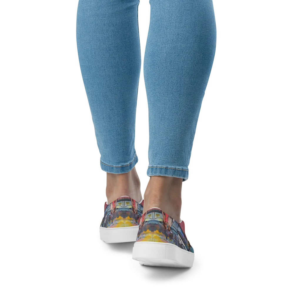"Shore Walk" Women’s slip-on canvas shoes
