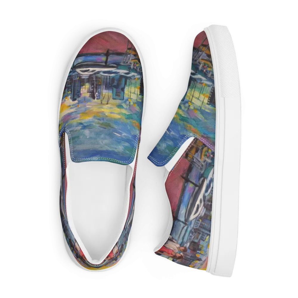 "Shore Walk" Women’s slip-on canvas shoes