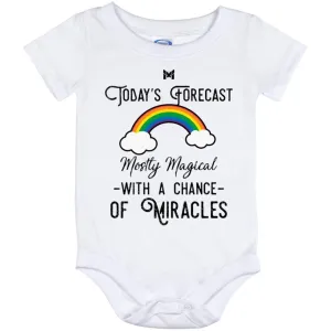 "Today's Forecast - Mostly Magical" Baby Onesie