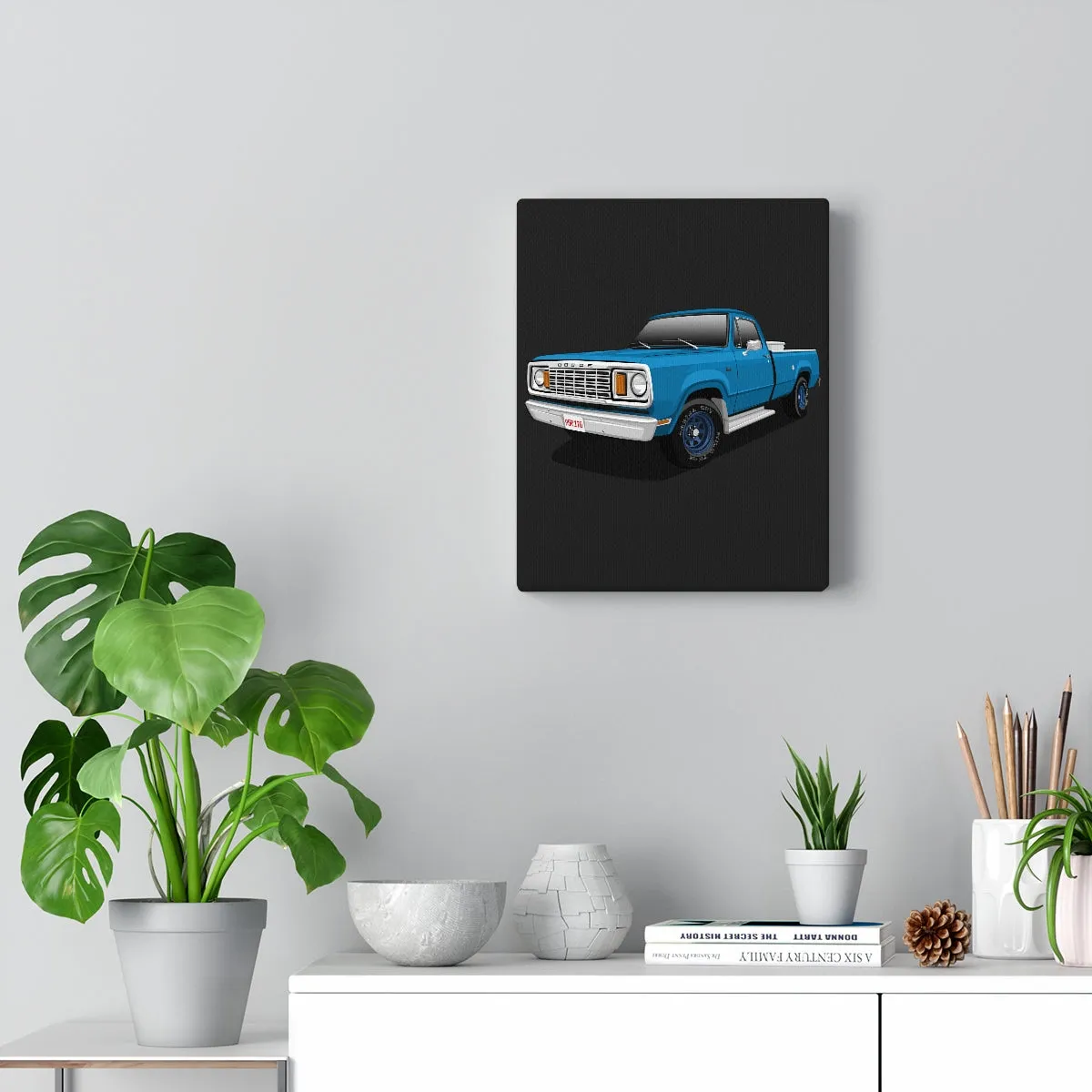 Rachel Berson | 1978 Dodge D100 blue pickup | Canvas