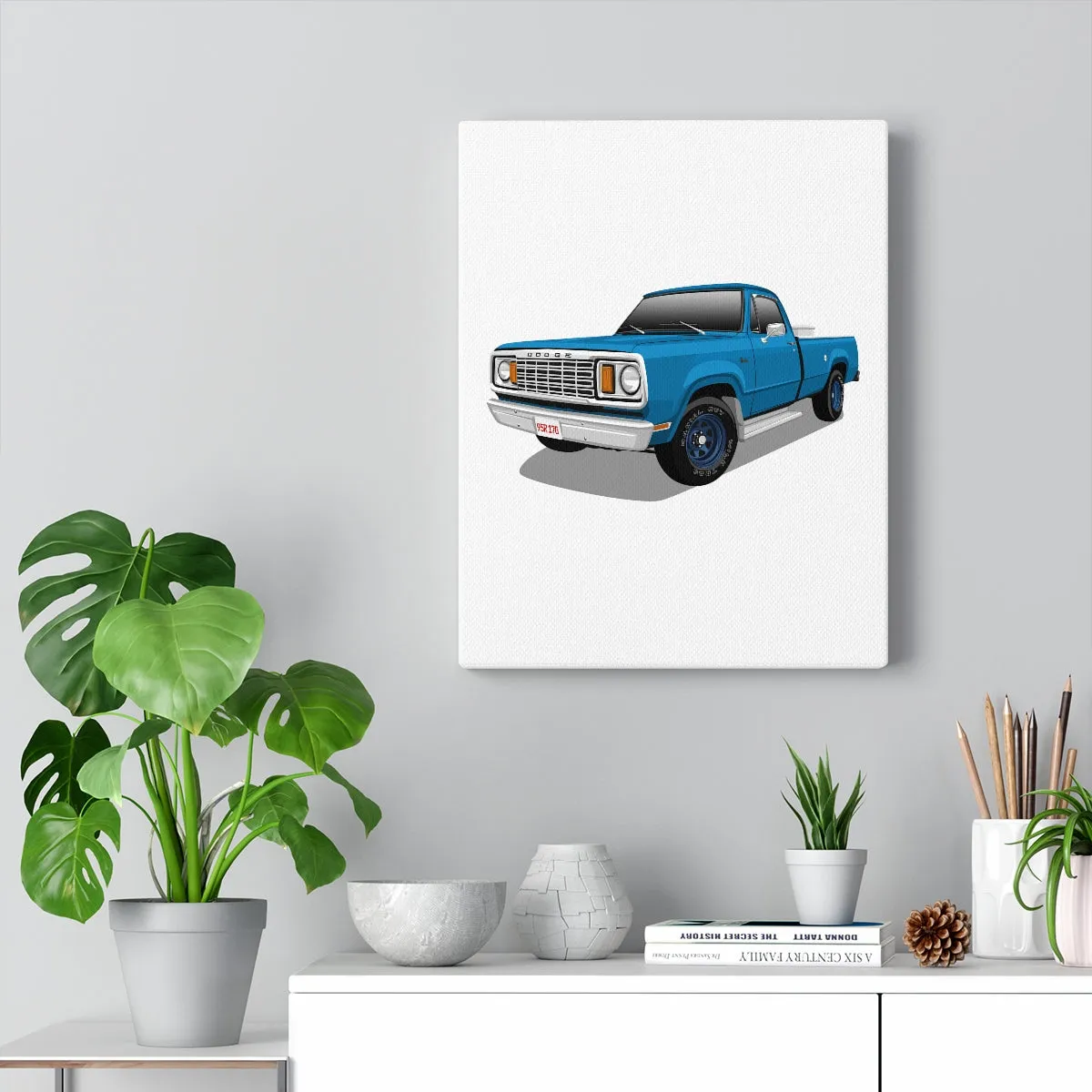 Rachel Berson | 1978 Dodge D100 blue pickup | Canvas