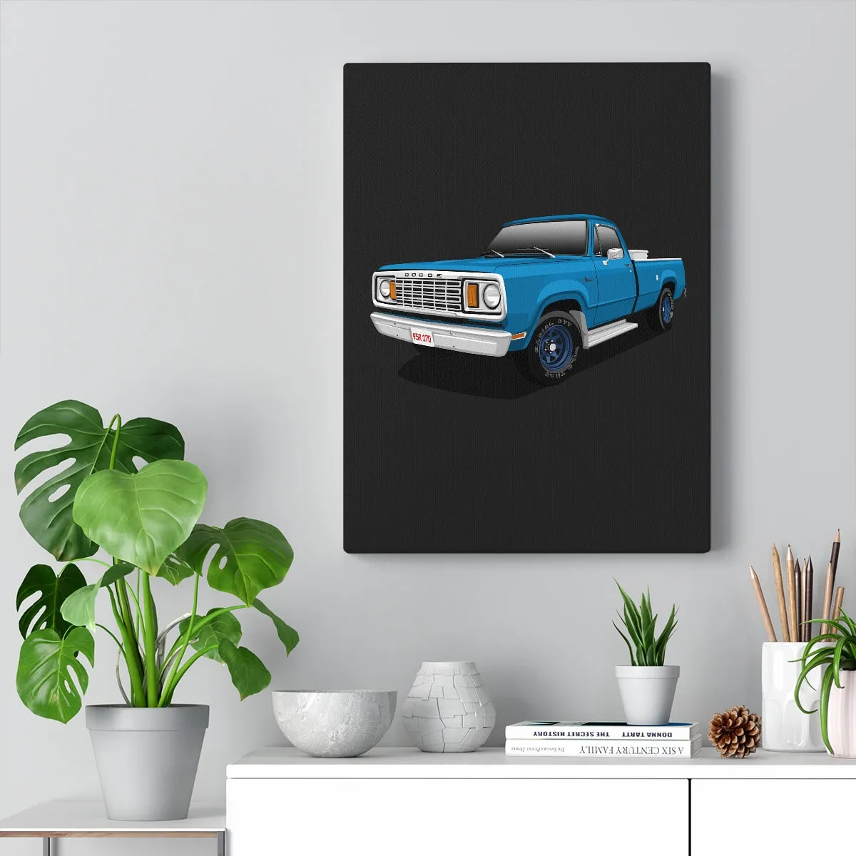 Rachel Berson | 1978 Dodge D100 blue pickup | Canvas