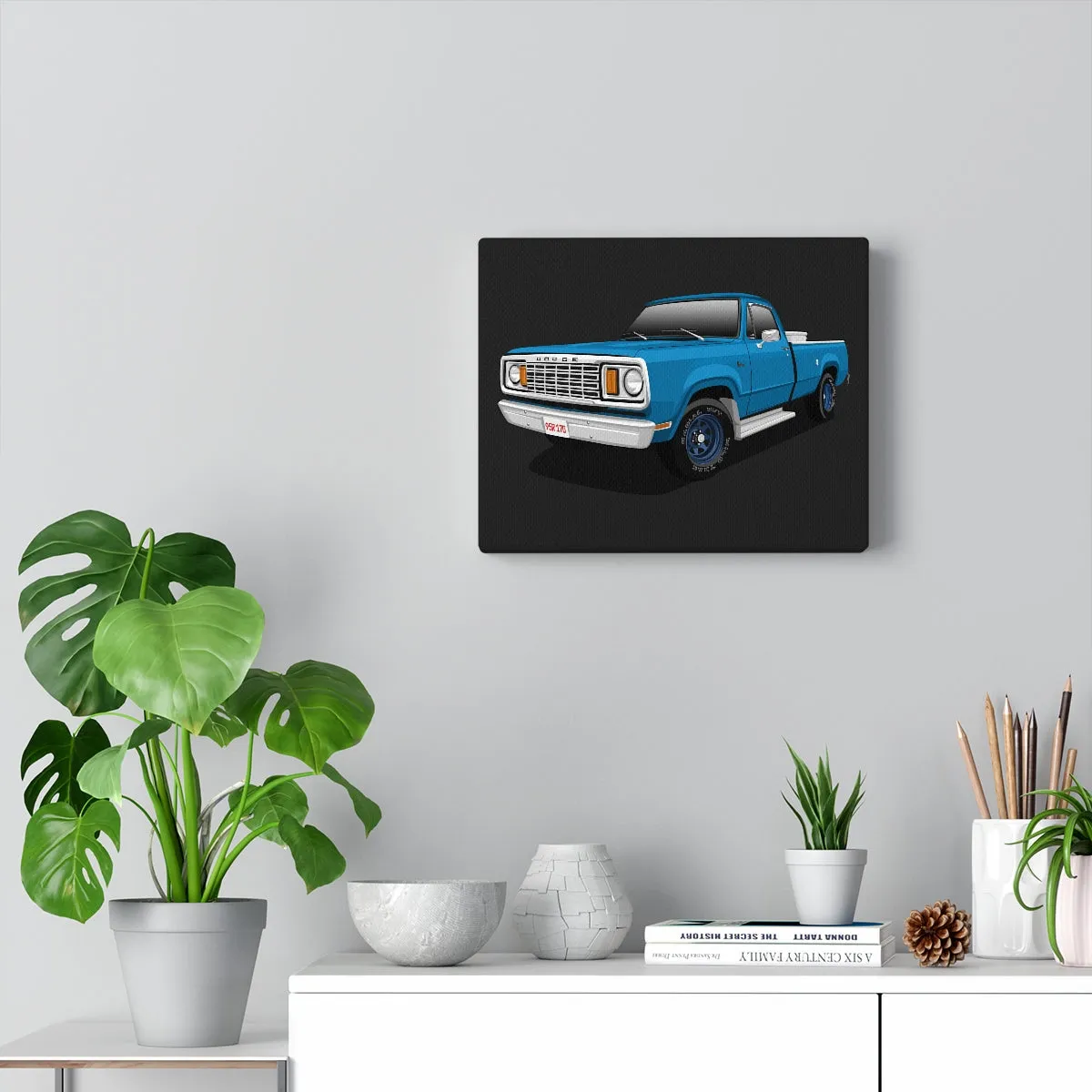 Rachel Berson | 1978 Dodge D100 blue pickup | Canvas