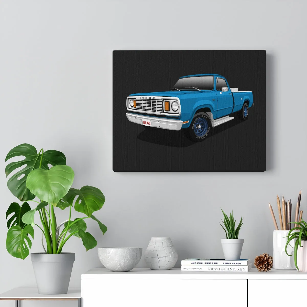 Rachel Berson | 1978 Dodge D100 blue pickup | Canvas