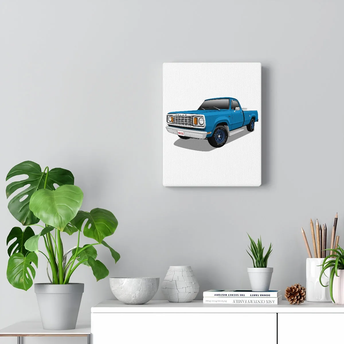 Rachel Berson | 1978 Dodge D100 blue pickup | Canvas