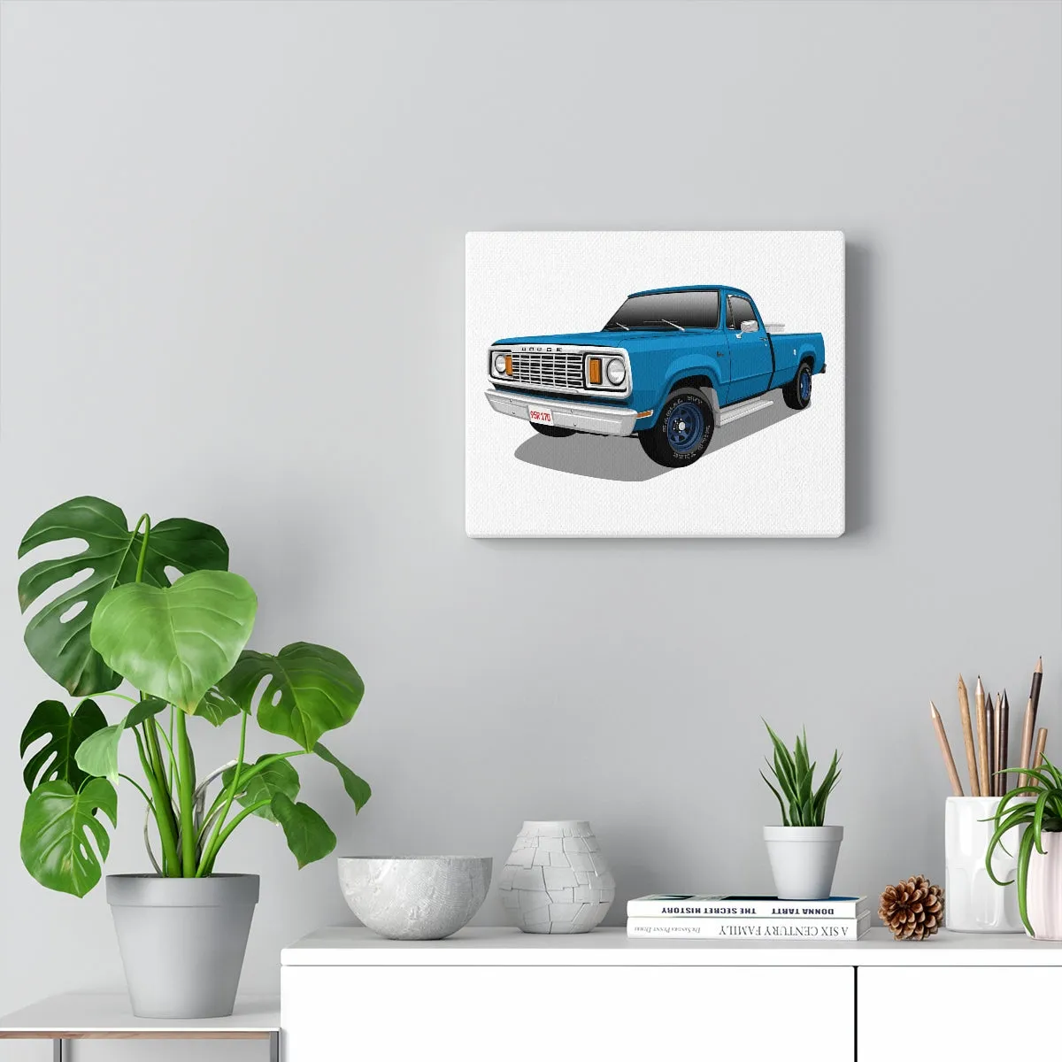 Rachel Berson | 1978 Dodge D100 blue pickup | Canvas
