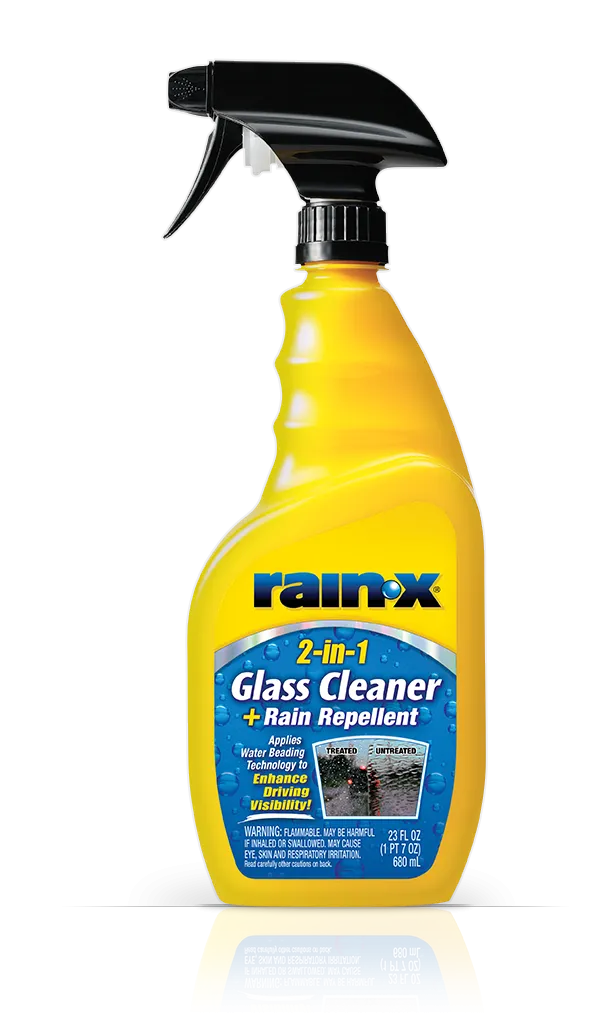 RAIN-X 2-N-1 GLASS CLEANER WITH RAIN REPELLENT TRIGGER 23oz