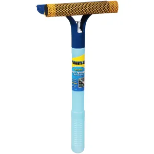 Rain-X Liquid-Filled Spray Squeegee for Glass & Window Cleaning, Blue