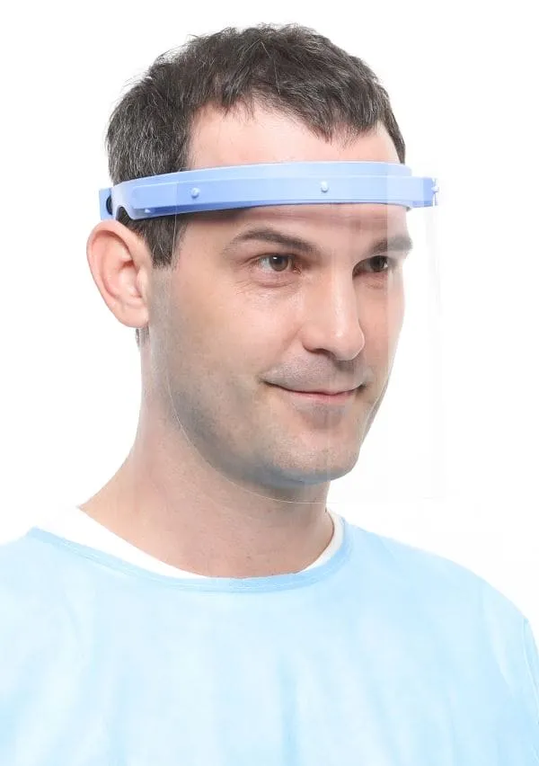 Reusable & Adjustable face shield (1 frame   10pcs refill)