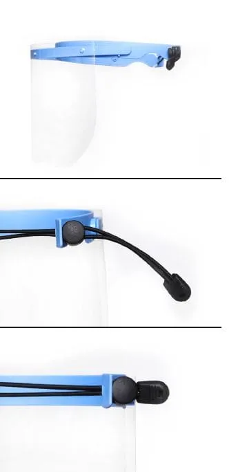 Reusable & Adjustable face shield (1 frame   10pcs refill)