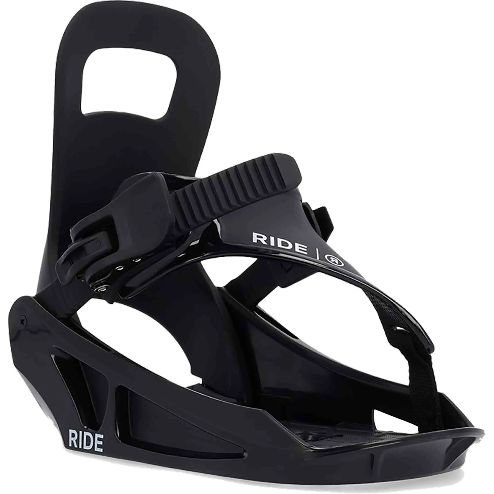 Ride Micro Black Snowboard Binding Kids 2025