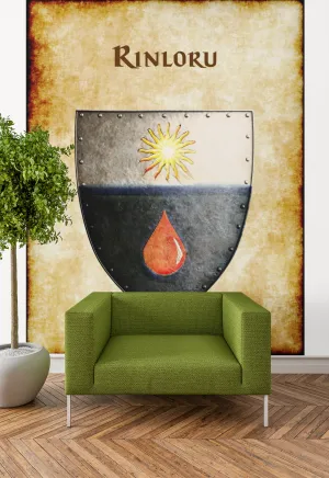 Rinloru Heraldry of Greyhawk Anna Meyer Cartography Canvas Art Print