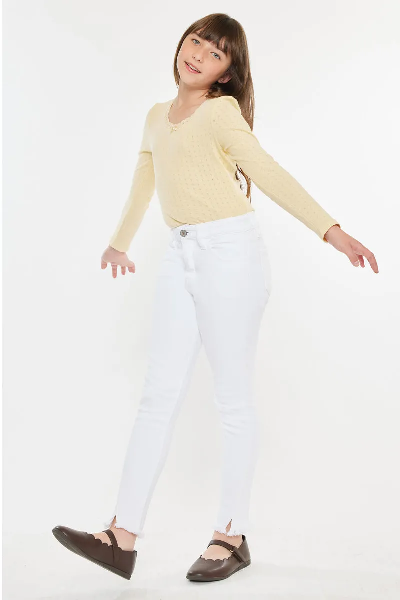 Rocket High Rise Ankle Skinny Kid Jeans