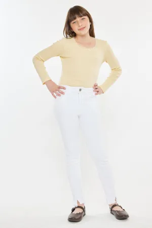 Rocket High Rise Ankle Skinny Kid Jeans