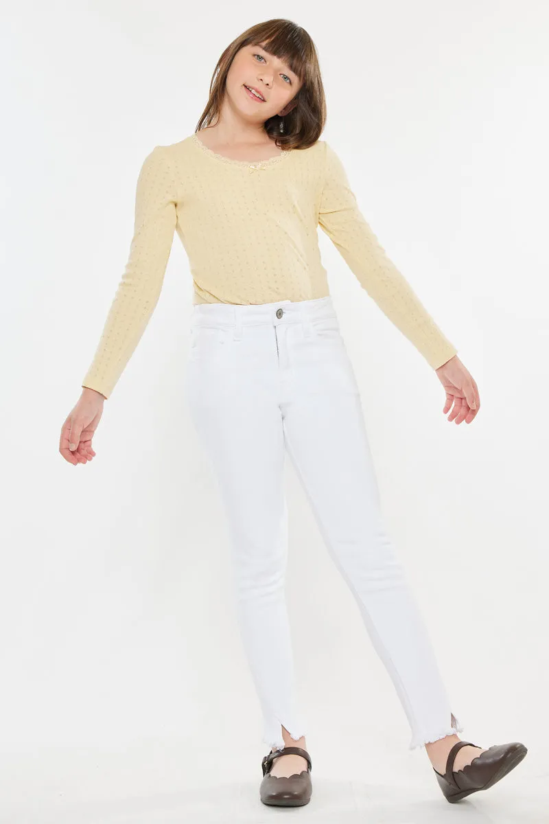 Rocket High Rise Ankle Skinny Kid Jeans
