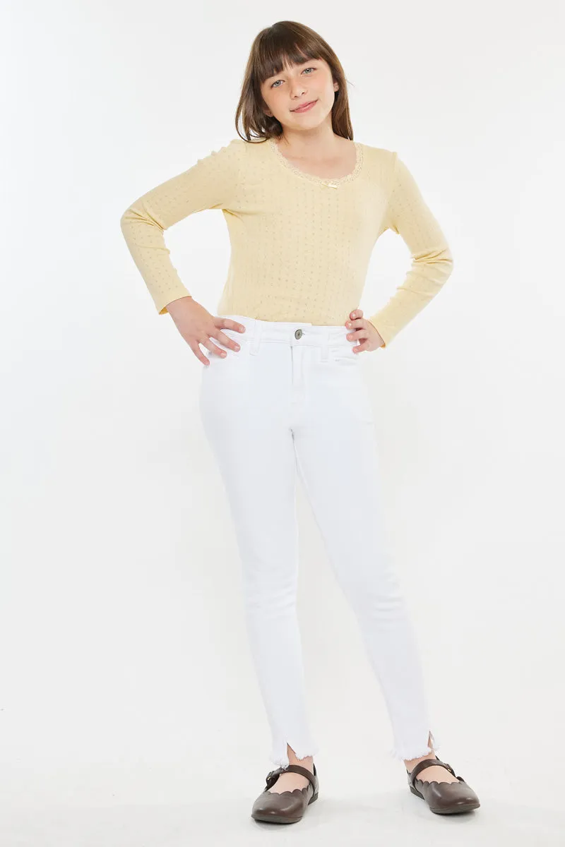 Rocket High Rise Ankle Skinny Kid Jeans