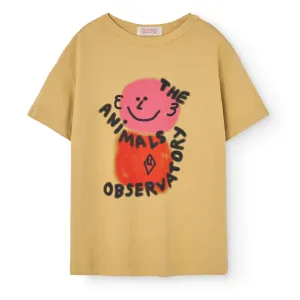 Rooster Kids T-Shirt - Brown