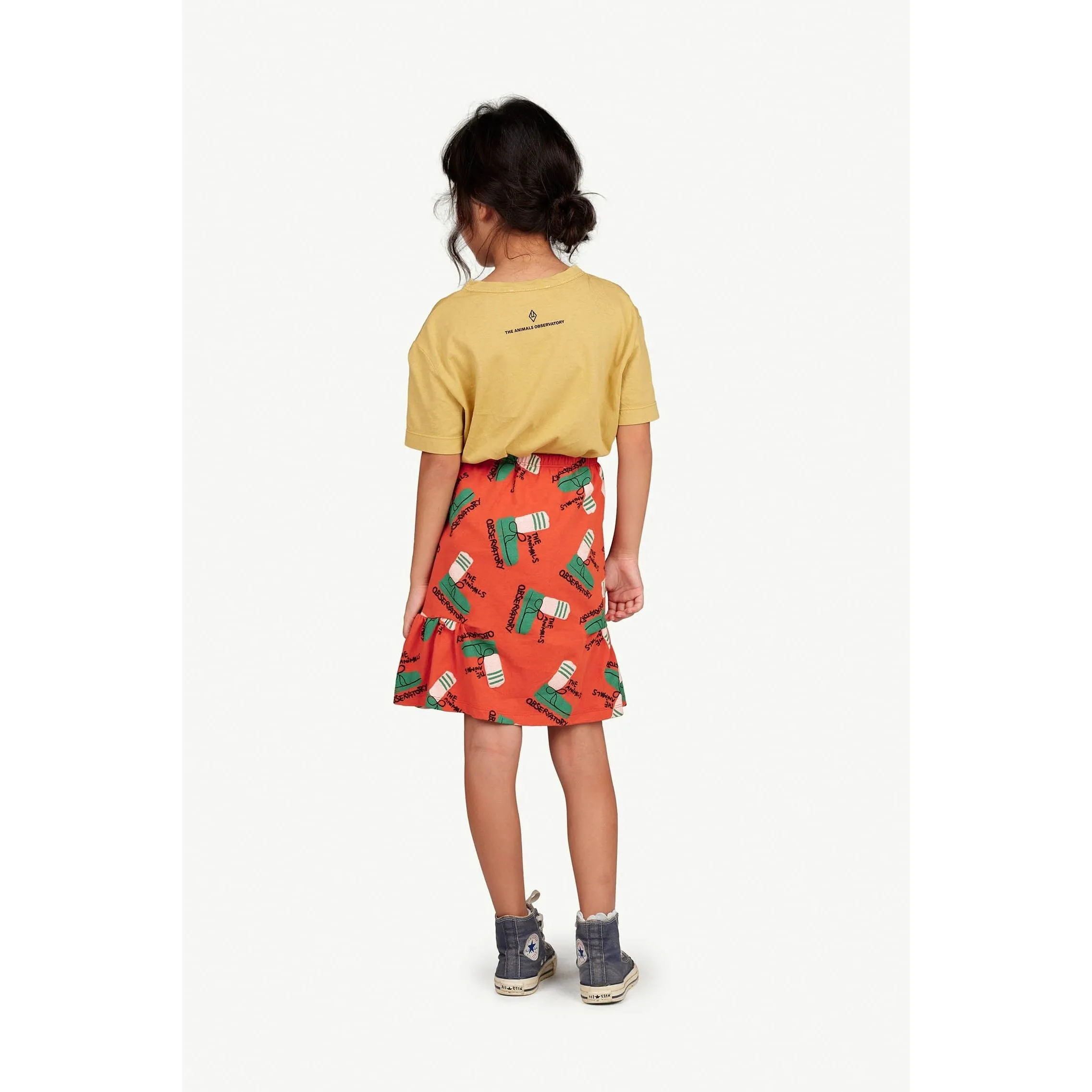 Rooster Kids T-Shirt - Brown