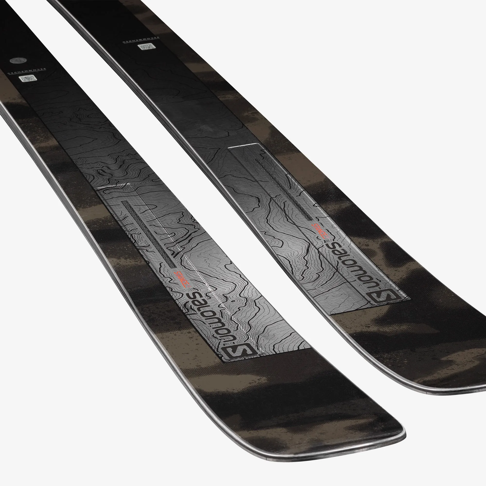 Salomon Stance 102 Ski Black Grey - 2023