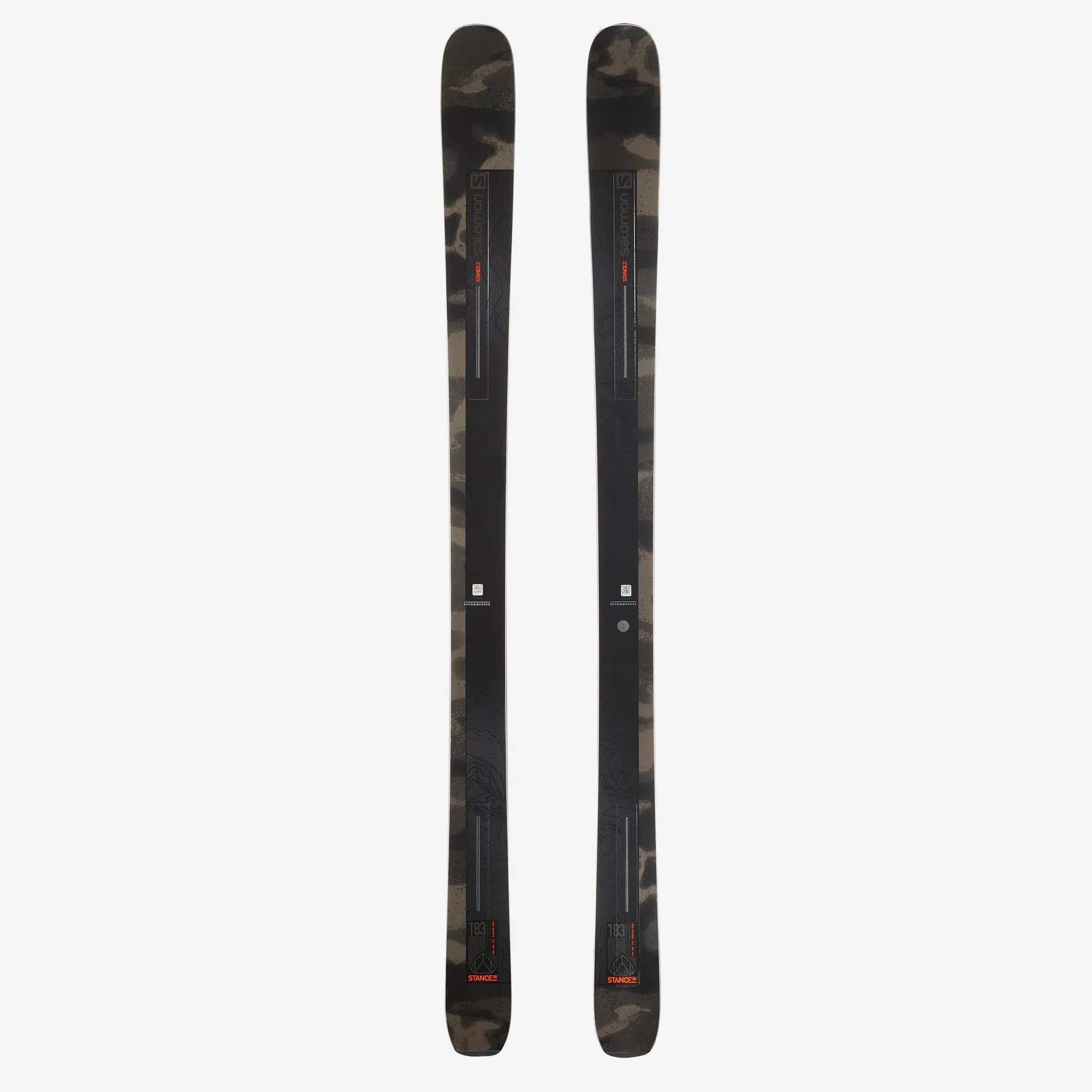Salomon Stance 102 Ski Black Grey - 2023