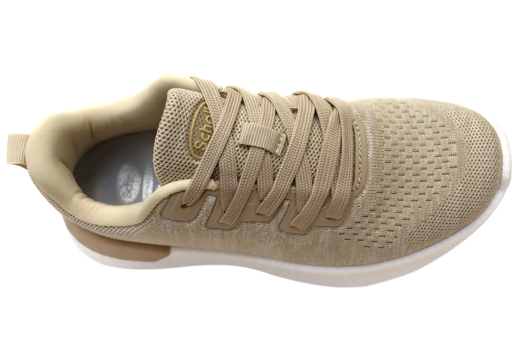Scholl Orthaheel Maisie Womens Supportive Comfortable Lace Up Sneakers